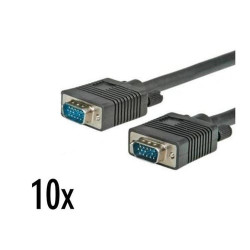 Cavo vga nilox c/ferrite 2m nero [nx090204111]