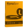 Carta in risma colorata favini 125 fogli a4 200gr rismaluce arancio