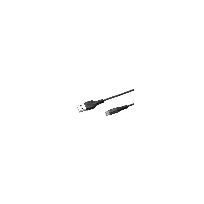 cavo usb celly a lightning nylon 0.25m nero [usblightnyl25bk]