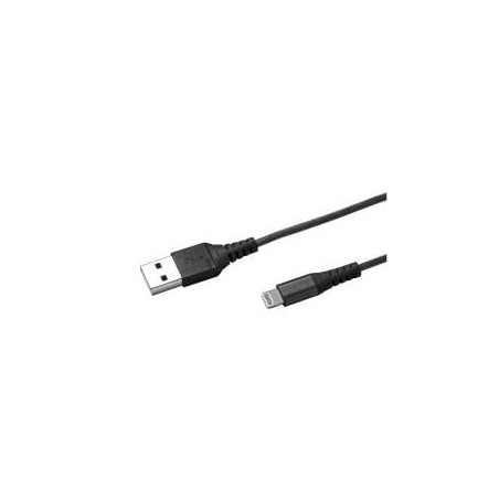 cavo usb celly a lightning nylon 0.25m nero [usblightnyl25bk]