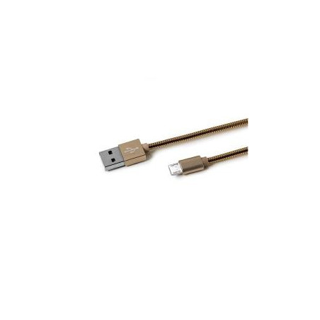 Cavo usb celly a micro usb metallo oro [usbmicrosnakegd]