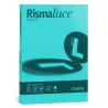 carta in risma colorata favini 125 fogli a4 200gr rismaluce azzurro
