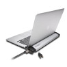 Locking station kensington per notebook w/ms2.0 nero-acciaio