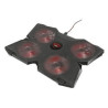 Supporto notebook trust gxt 278 cooling stand 4 ventole nero/rosso