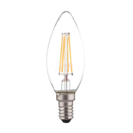 Lampadina philips led candela e14 3 7 watt 2700 glass classe: a+