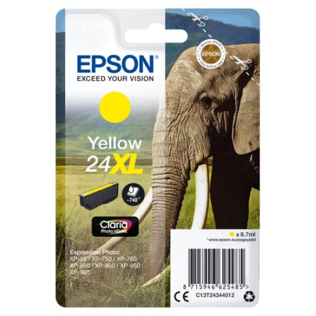 Cartuccia epson serie 24xl giallo [c13t24344022]