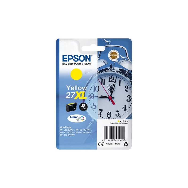 Cartuccia epson serie 27xl giallo [c13t27144022]