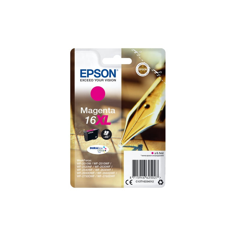 Cartuccia epson serie 16xl magenta [c13t16334022]