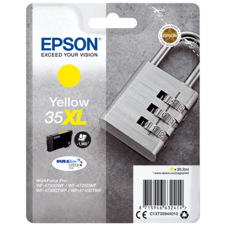 Cartuccia epson serie 35xl giallo [c13t35944020]