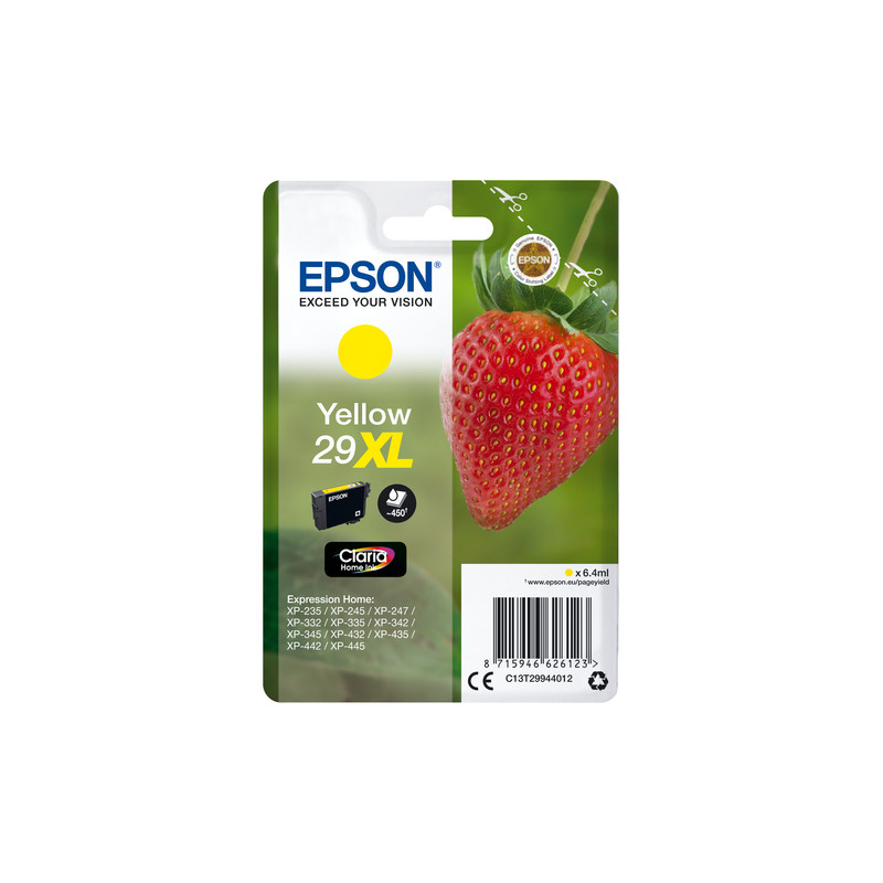 Cartuccia epson serie 29xl giallo [c13t29944022]