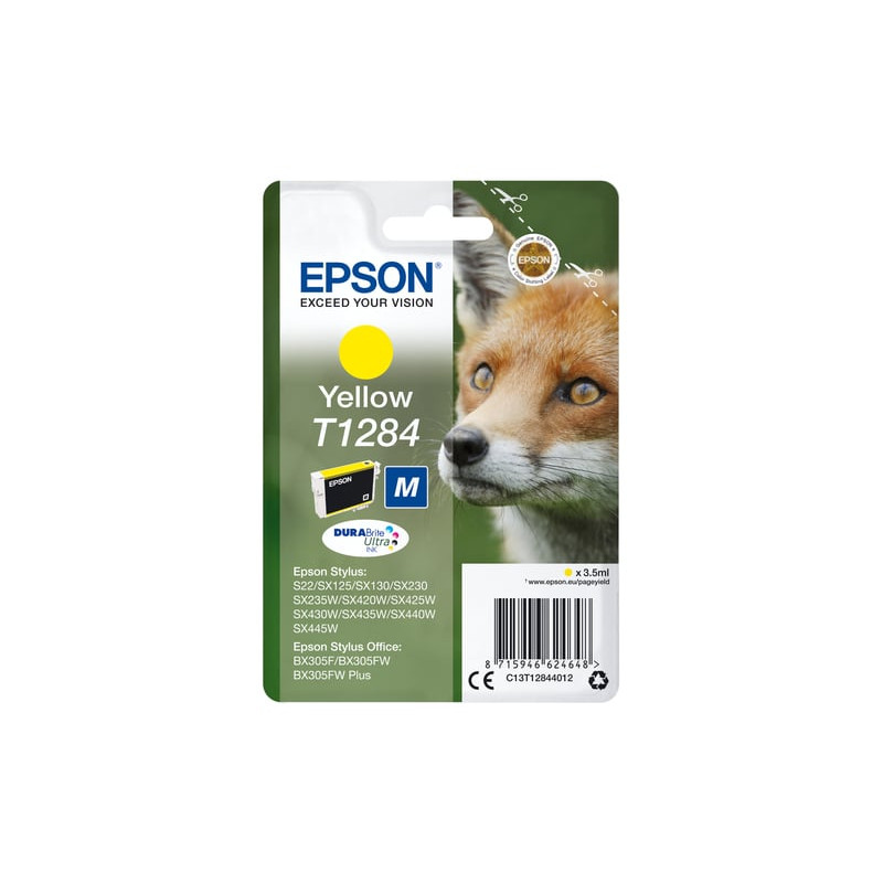 Cartuccia epson t1284 tg. m giallo [c13t12844022]