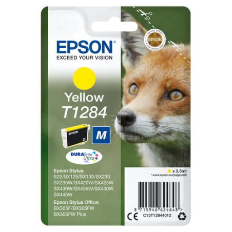 Cartuccia epson t1284 tg. m giallo [c13t12844022]