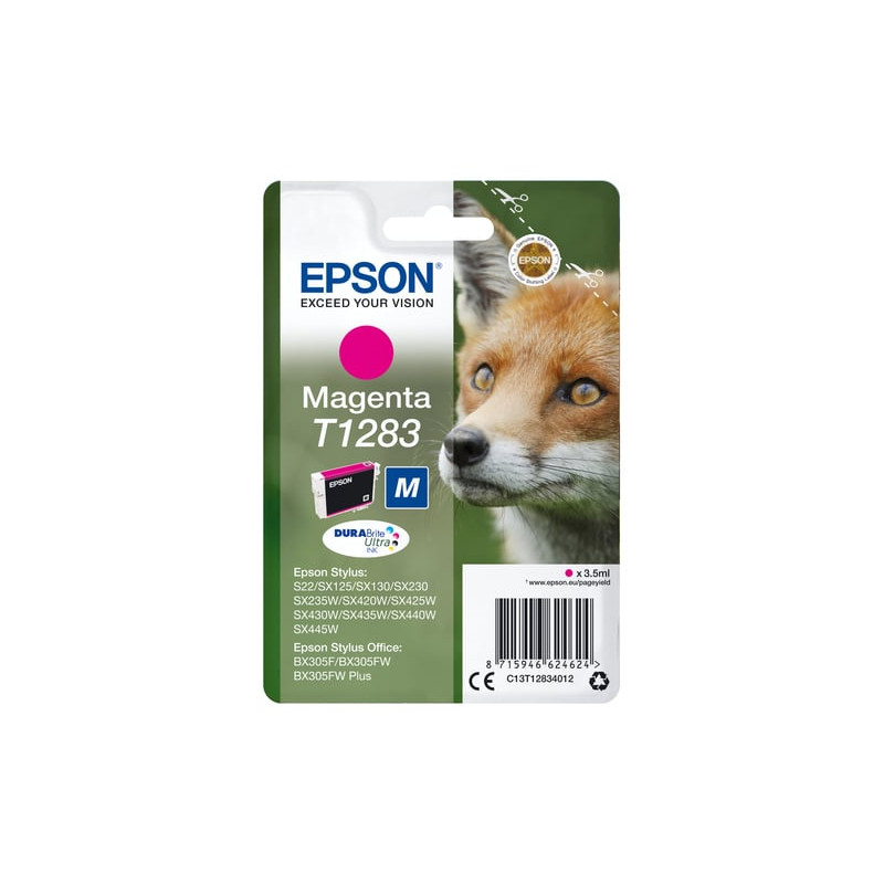 Cartuccia epson t1283 tg. m magenta [c13t12834022]
