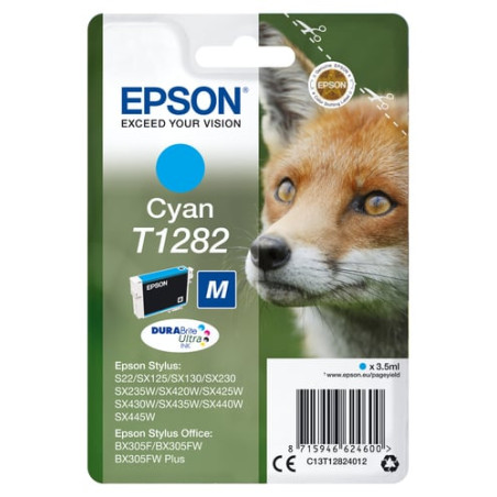 Cartuccia epson t1282 tg. m ciano [c13t12824022]