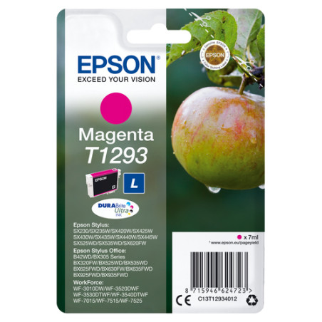 Cartuccia epson t1293 tg. l magenta [c13t12934022]