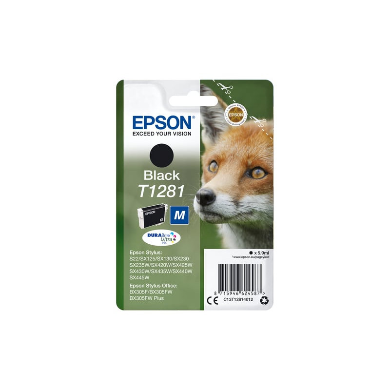 Cartuccia epson t1281 tg. m nero [c13t12814022]