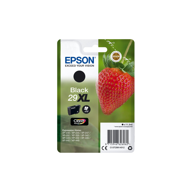 Cartuccia epson fragola t29xl nero [c13t29914022]