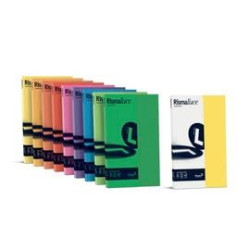 Carta in risma colorata favini 50 fogli a4 200gr rismaluce arancio