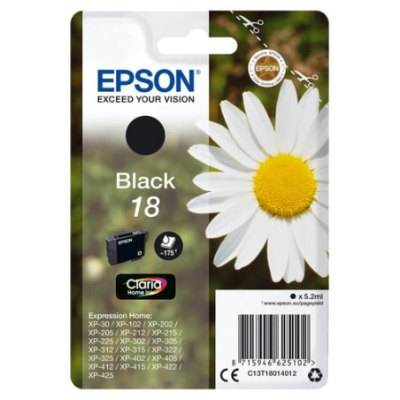Cartuccia epson serie margherita nero [c13t18014022]