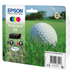 Cartuccia epson multipack 4 colori pallina da golf [c13t34664020]