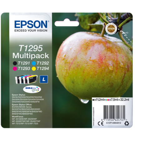 Cartuccia epson multipack t129 (ncmg) tg.l mela [c13t12954022]