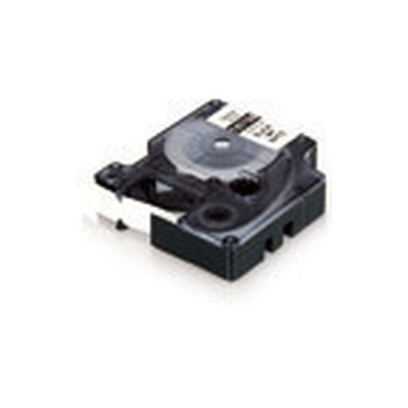 Nastro dymo 19mmx5,5m poliestere nero/trasparente [622290]