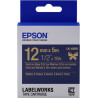 Nastro etichettatrice epson lk-4hkk satin 12x5 oro e blu [c53s654002]