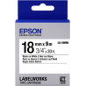 Nastro etichettatrice epson lk5wbn std 18x9 nero/bianco [c53s655006]