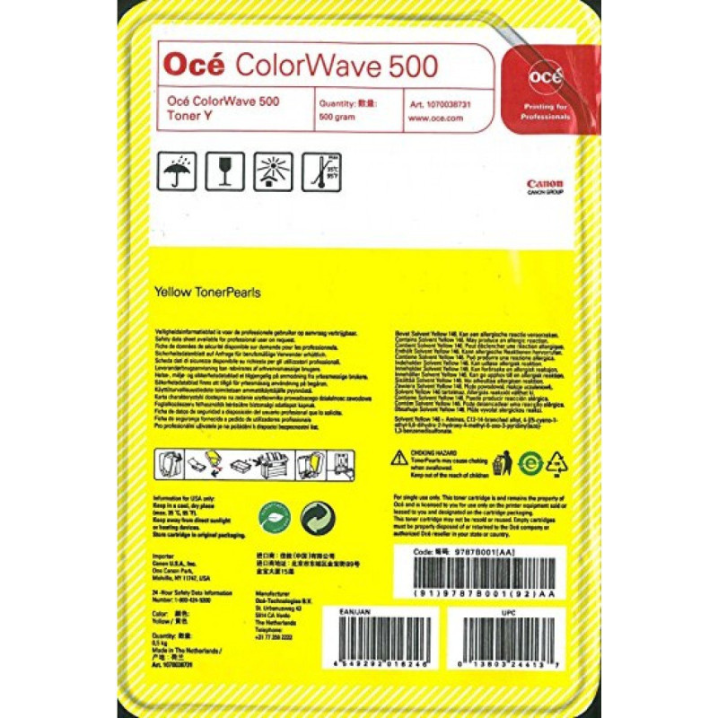 Toner originale canon colorwave 500 giallo [9787b001aa]