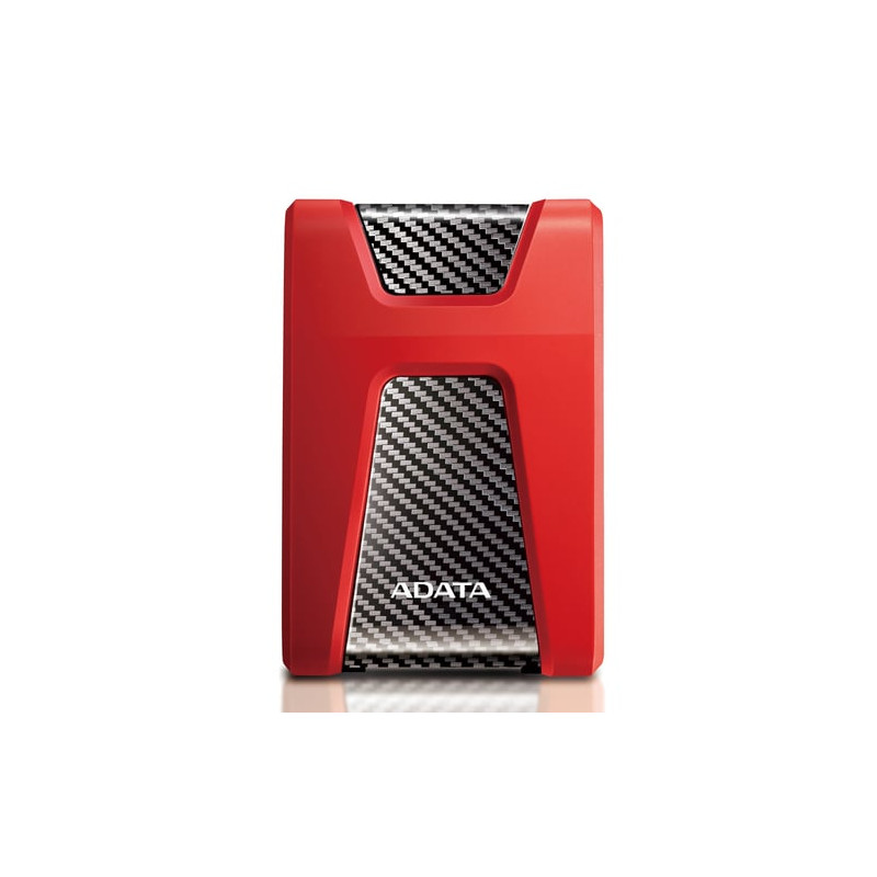 hard disk esterno 2,5 2tb adata hd650 usb 3.0 rosso [ahd650-2tu31-crd]