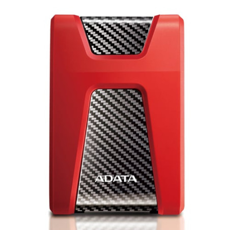 hard disk esterno 2,5 2tb adata hd650 usb 3.0 rosso [ahd650-2tu31-crd]