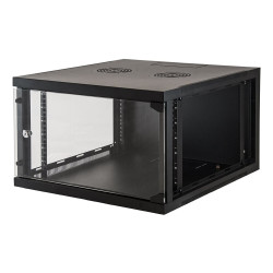 Armadio rack link 19" a muro 6 unita' prof. 600mm nero