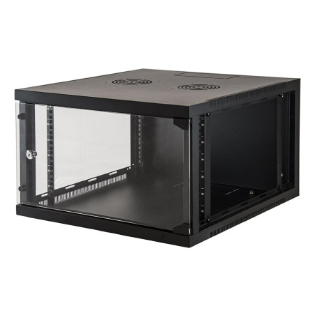 Armadio rack link 19" a muro 6 unita' prof. 600mm nero