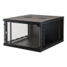 Armadio rack link 19" a muro 6 unita' prof. 600mm nero