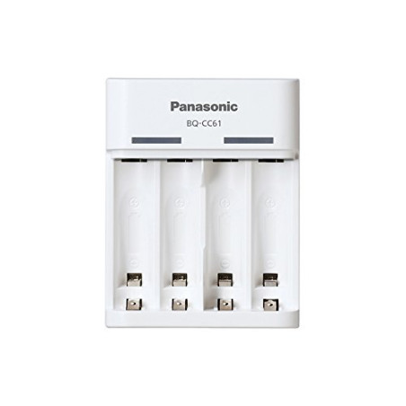 Caricabatterie panasonic eneloop 4 slot [bq-cc61usb]