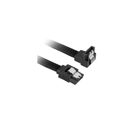 Cavo sharkoon sata iii sleeve 0,75m nero [4044951017171]