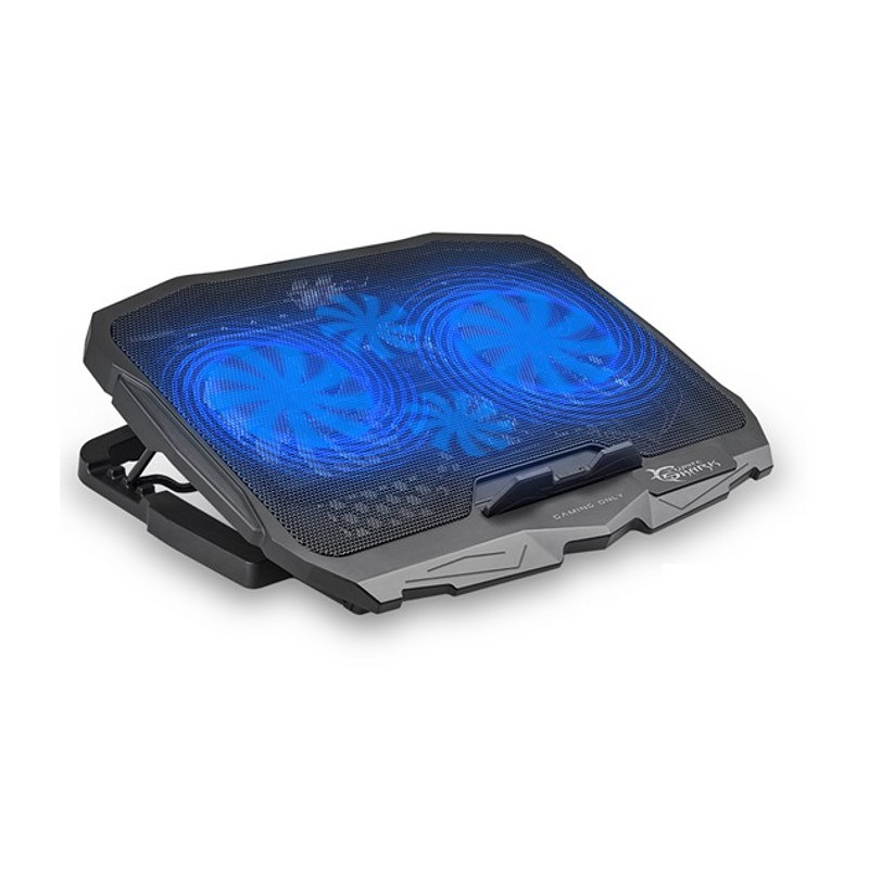 supporto per notebook white shark con 4 ventole illuminazione led