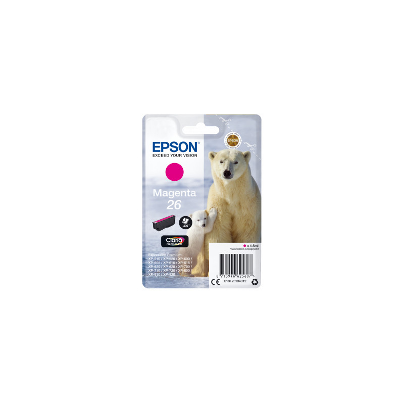 Cartuccia epson c13t26134022 magenta [c13t26134022]