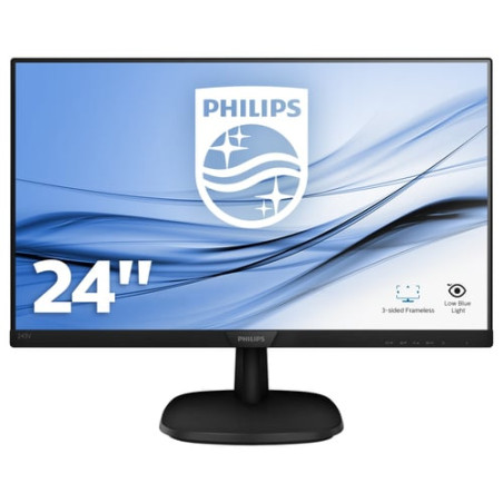 Monitor led 24" philips v line 243v7qjabf full hd 1920x1080p