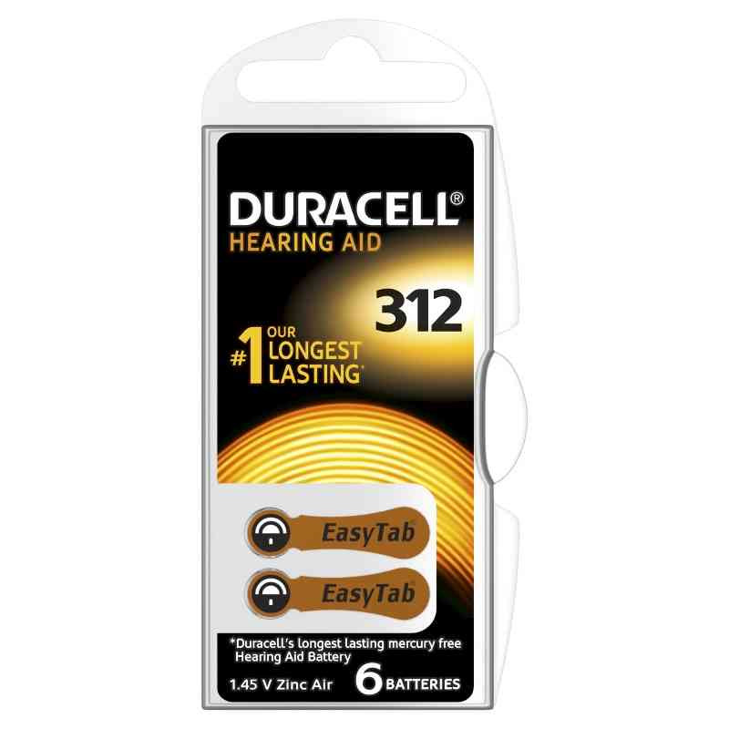 Batteria duracell easy tab 13 acustica arancio [du80]