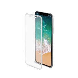 Vetro proteggi schermo celly 3d glass per iphone x bianco [3dglass900wh]