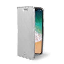 Custodia celly air case per iphone x argento [air900sv]
