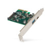 Scheda pcie hamlet low usb 3.1 c + usb 3.1 a [husb312tcpcx]