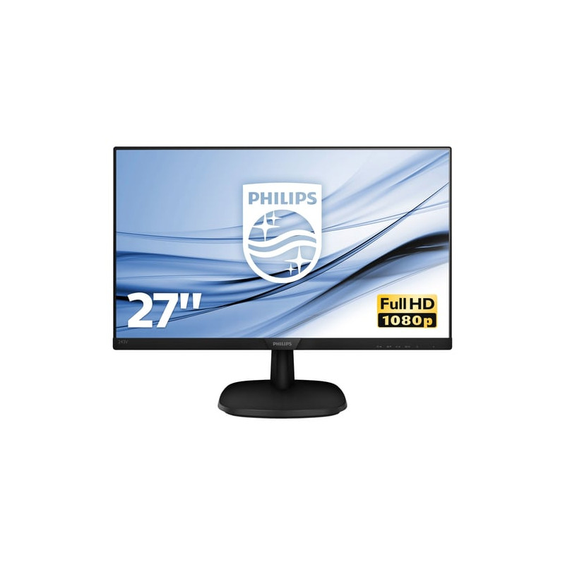 Monitor led 27" philips 273v7qjab full hd 1920x1080p 5ms classe