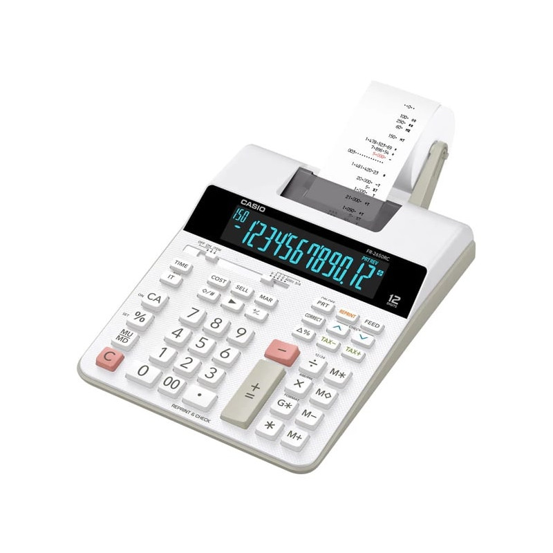 Calcolatrice casio fr-2650rc bianco [fr-2650rc]