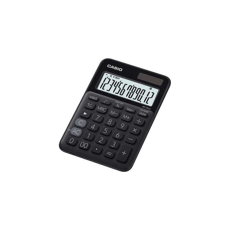 calcolatrice casio ms-20uc-bk nero [ms-20uc-bk]