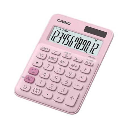 Calcolatrice casio ms-20uc-pk rosa [ms-20uc-pk]