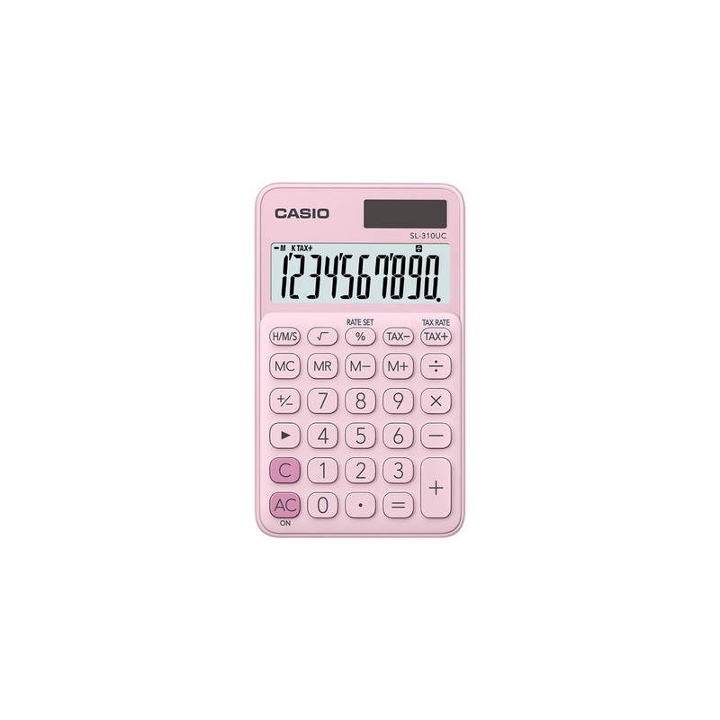 Calcolatrice casio sl-310uc-pk rosa [sl-310uc-pk]