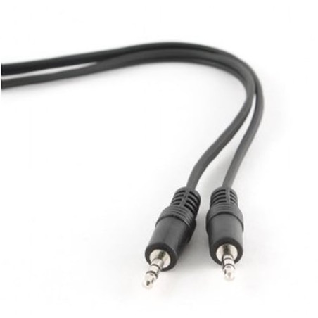 Cavo audio gembird jack 3.5mm/3.5mm m/m 1.2m nero [cca-404]