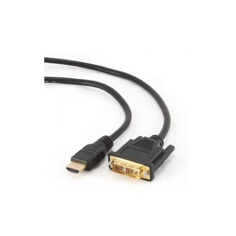 Cavo gembird hdmi / dvi m/m 3m nero [cc-hdmi-dvi-10]